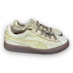 Puma Basket Classic Winterized Sneakers 363946 02 Casual Shoes Wheat Youth 13